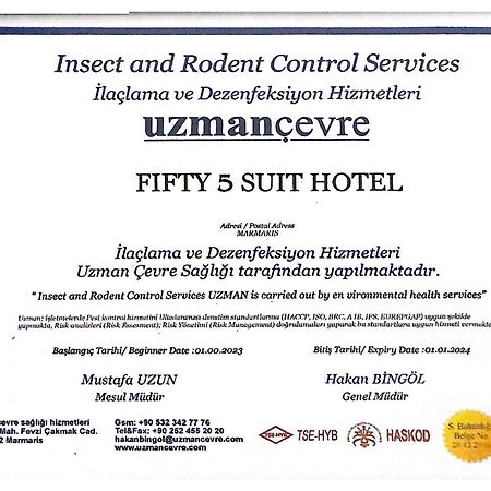 Fifty5 Suite Hotel Marmaris Buitenkant foto